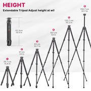 New Professional Lightweight Photography Travel Tripod
