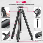 New Professional Lightweight Photography Travel Tripod