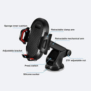 AUFU Sucker Car Phone Holder