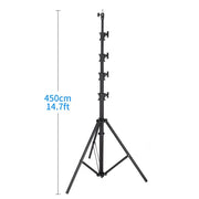 New 4.5M Tripod Foldable Light Stand