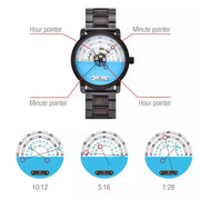 Men Watch BOBO BIRD 2022 New Top Automatic Mechanical Watch Logo Custom Wooden Creative Wristwatch Cool Gifts Box reloj hombre