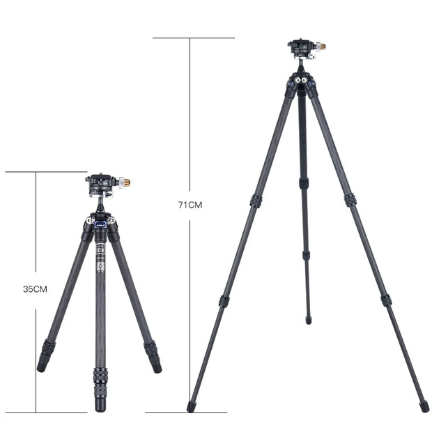 New small carbon fiber tabletop mini tripod