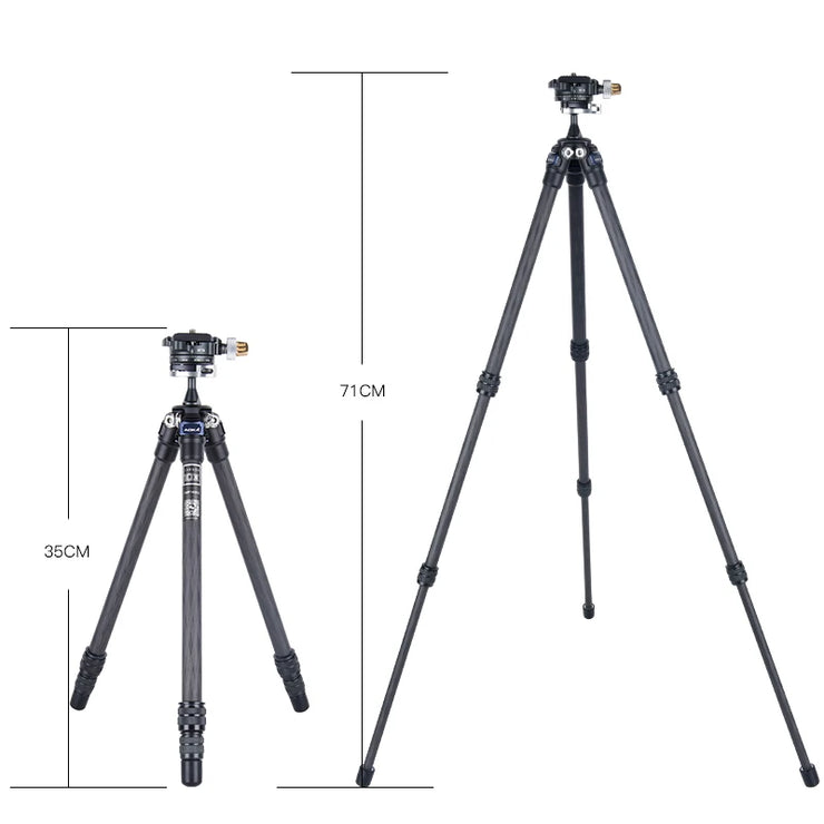 New small carbon fiber tabletop mini tripod