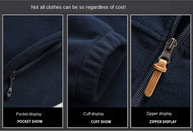 Winter Outwear Thick Warm Fleece Men's jacket Parkas Coat Men Spring Casual Outfits Tactical Army Coat Men bomber jacket veste