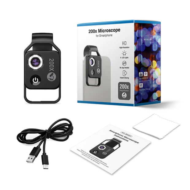 APEXEL Digital 200X Microscope Lens