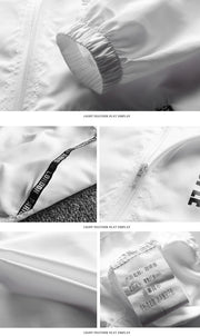 Men`s windbreaker summer Sun protection jacket outwear sports Cycling Thin  hooded coats men jaqueta masculina Brand clothing
