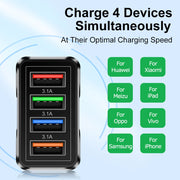 New Fast 4 USB Quick Charge
