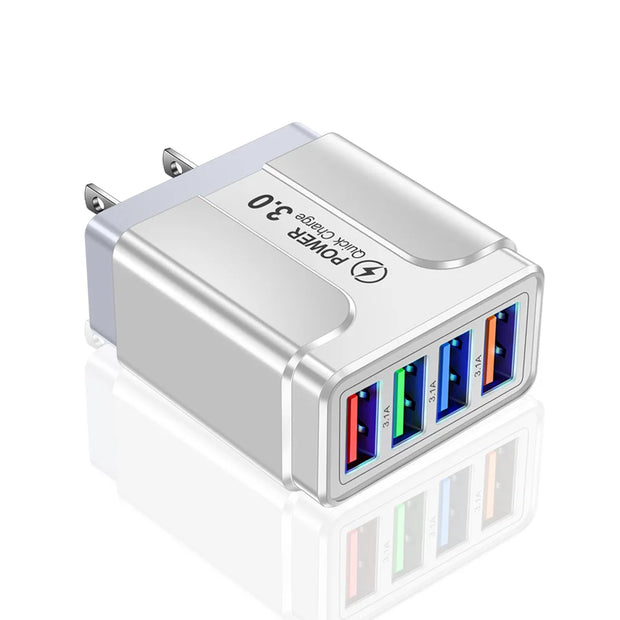 New Fast 4 USB Quick Charge