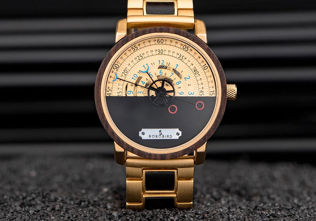 Men Watch BOBO BIRD 2022 New Top Automatic Mechanical Watch Logo Custom Wooden Creative Wristwatch Cool Gifts Box reloj hombre