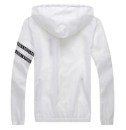 Men`s windbreaker summer Sun protection jacket outwear sports Cycling Thin  hooded coats men jaqueta masculina Brand clothing