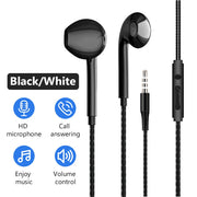 New 3.5mm Wired Headphones