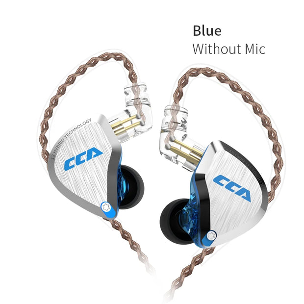 New 12 Drivers Unit HIFI DJ Monitor Earphone