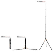 FT-190B Gold Led Light Tripod Stand
