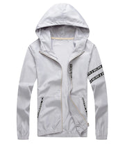 Men`s windbreaker summer Sun protection jacket outwear sports Cycling Thin  hooded coats men jaqueta masculina Brand clothing