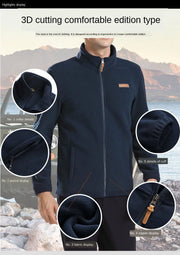 Winter Outwear Thick Warm Fleece Men's jacket Parkas Coat Men Spring Casual Outfits Tactical Army Coat Men bomber jacket veste