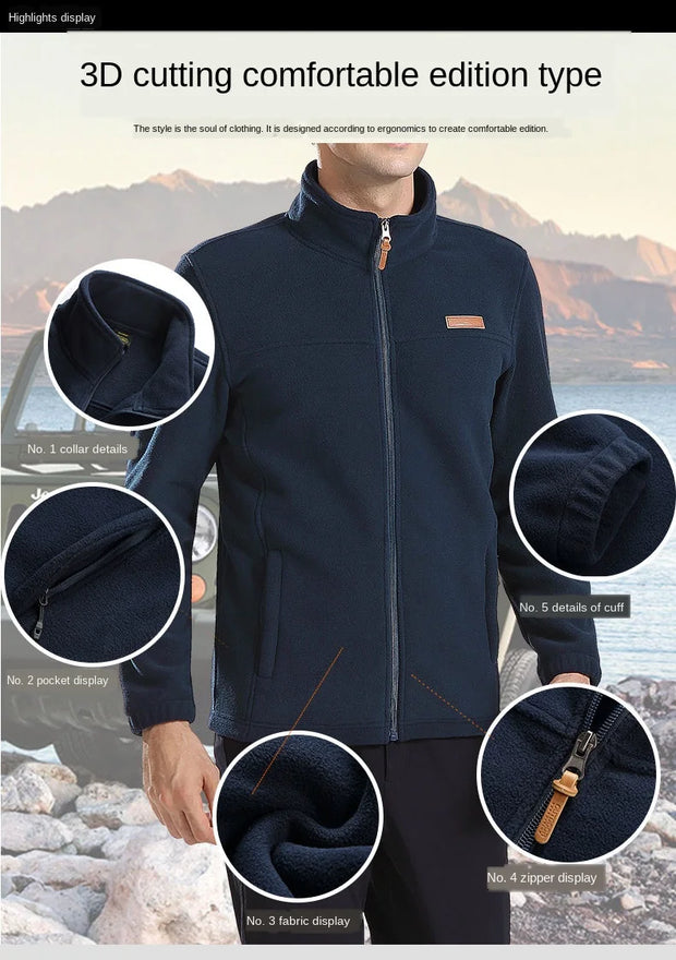 Winter Outwear Thick Warm Fleece Men's jacket Parkas Coat Men Spring Casual Outfits Tactical Army Coat Men bomber jacket veste