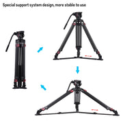 MTT609A Professional Photography 3 Sections Tripod Stand