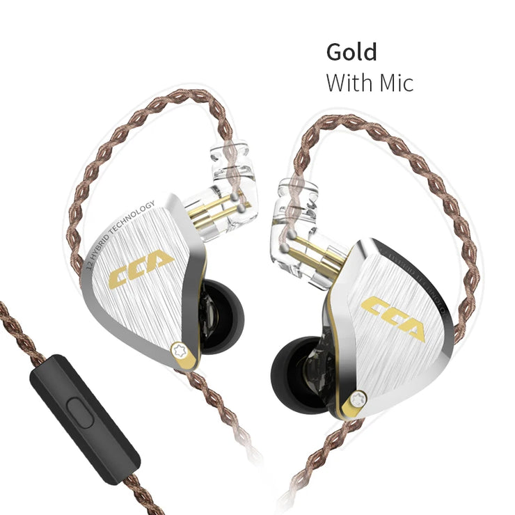 New 12 Drivers Unit HIFI DJ Monitor Earphone