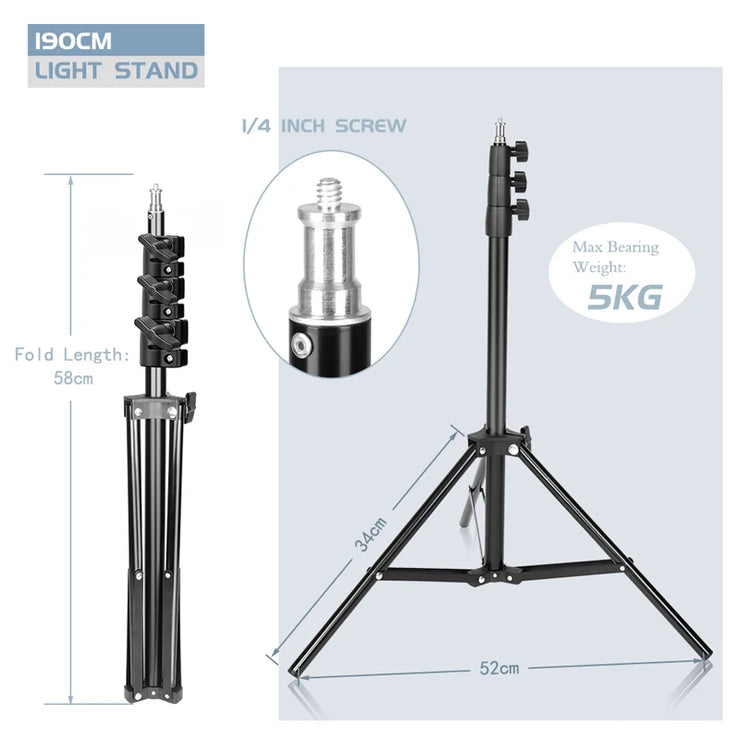 SH Brand 200CM Light Stand Tripod