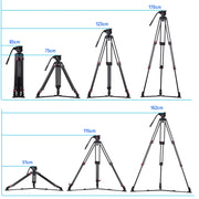 MTT609A Professional Photography 3 Sections Tripod Stand