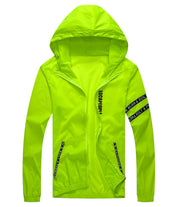 Men`s windbreaker summer Sun protection jacket outwear sports Cycling Thin  hooded coats men jaqueta masculina Brand clothing