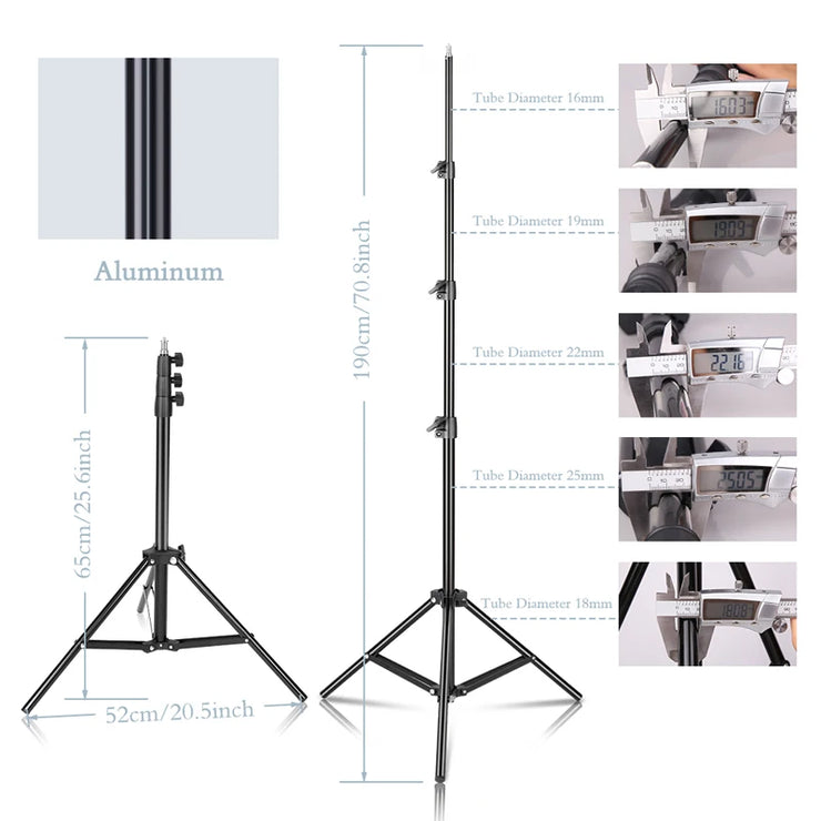 SH Brand 200CM Light Stand Tripod