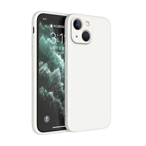 New  Square Liquid Silicone Phone Case