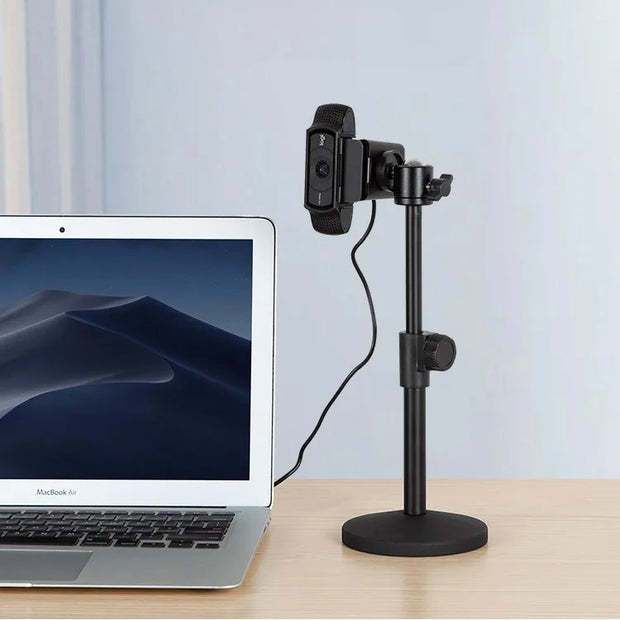 Desktop Webcam Support Stand Metal Desk Tripod