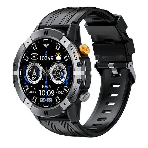 Men Rugged Outdoor Sport Bluetooth Smartwatch