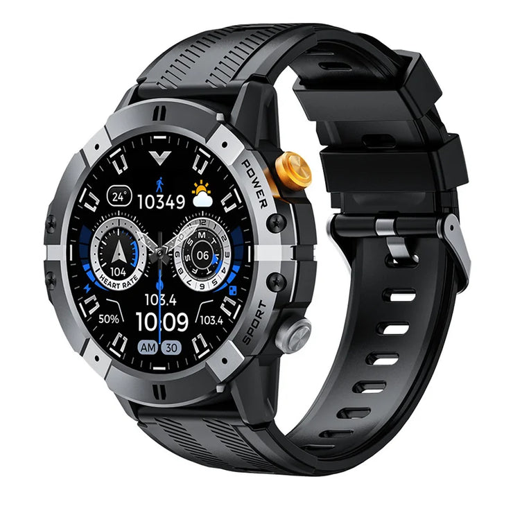 Men Rugged Outdoor Sport Bluetooth Smartwatch