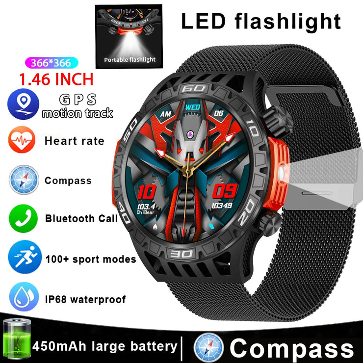 Outdoor Military Smart Watch