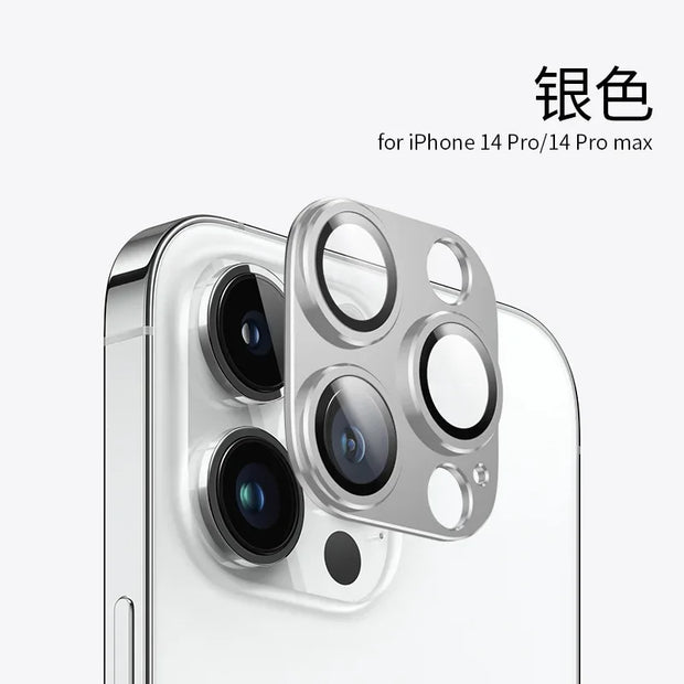Natural Titanium Gray Metal Camera Lens