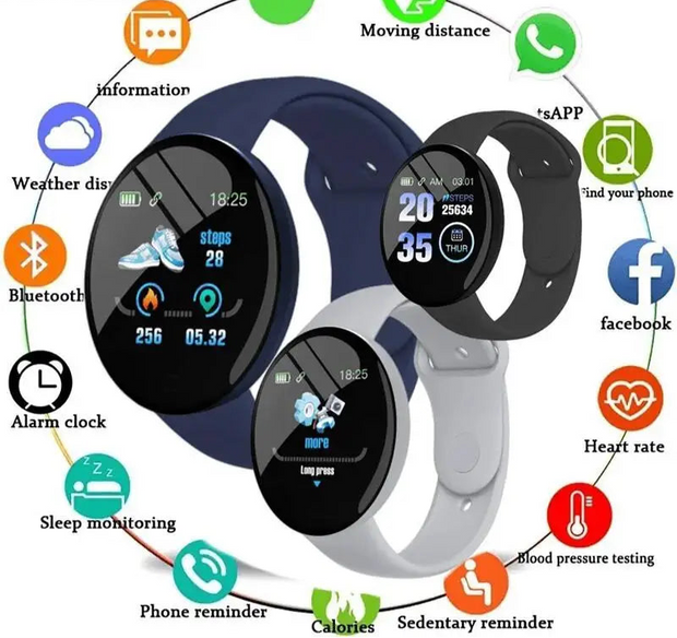 New Real Stepcount Smart Watch