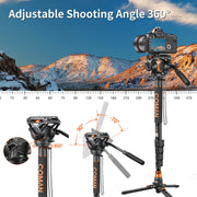 COMAN DK327AQ6 Video Monopod Tripod