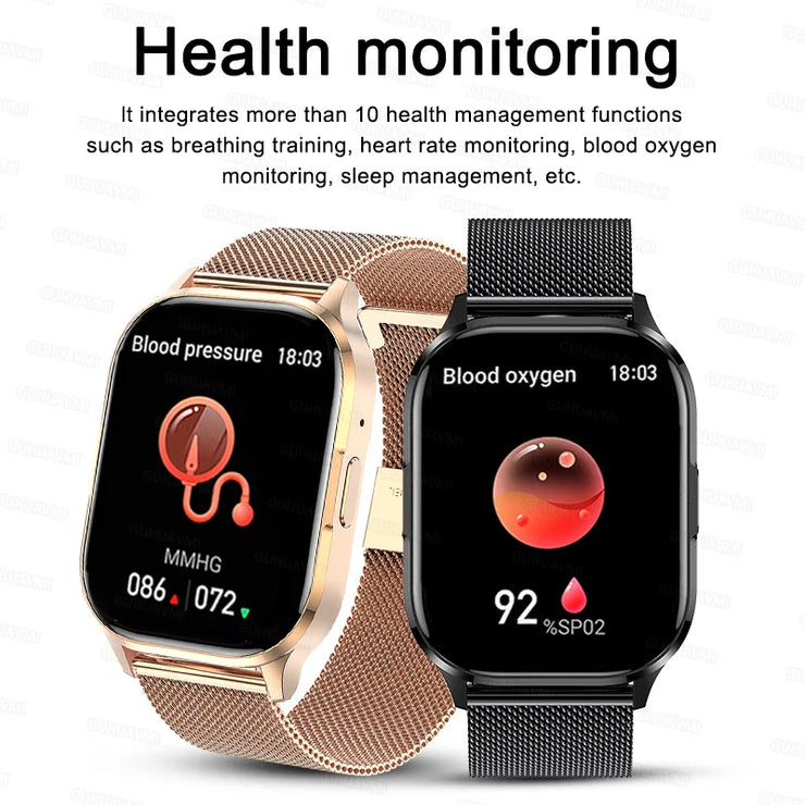Women AMOLED Screen Bluetooth Call  NFC Sport Watch