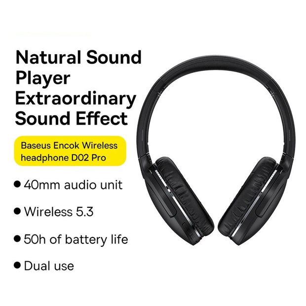 Baseus D02 Pro Wireless Headphones