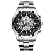 BINBONG Business Men's Watches Waterproof Calendar Luminous Fashion Quartz Watch For Man Stainless Steel Male Clock Reloj Hombre