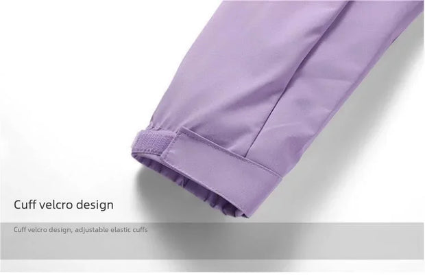 Men Outdoor Windproof Waterproof Spring Autumn Thin Coat Trendy Couple Single Layer Mountain Climbing Clothes Women