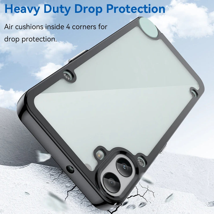 New Translucent Soft Frame Clear Case