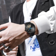 Hollow Tourbillon Automatic Watch for Men Simple Style Luminous Dial Waterproof Mechanical Mens Watches Luxury Reloj Hombre New