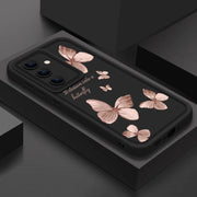 New Gold Butterfly Soft TPU Case
