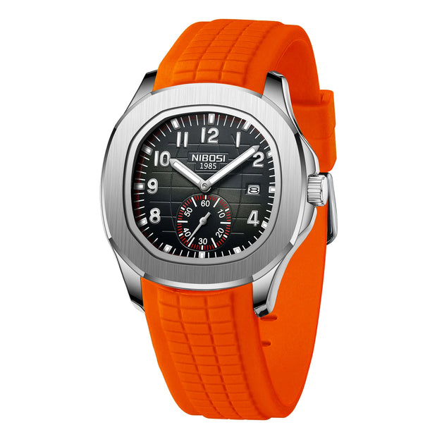 NIBOSI Sport Men Watch Waterproof Luminous Silicone Date Watch Men Top Brand Luxury AQUANAUT Quartz Watches for Men Reloj Hombre