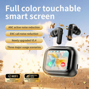 Full In Touch Screen Headphone  Wireless InEar ENC Earbuds Bluetooth5.4 ANC E18 Pro Noise Cancelling Earphone With Mic New