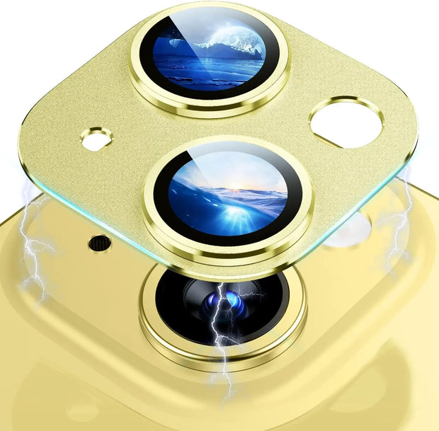 Natural Titanium Gray Metal Camera Lens
