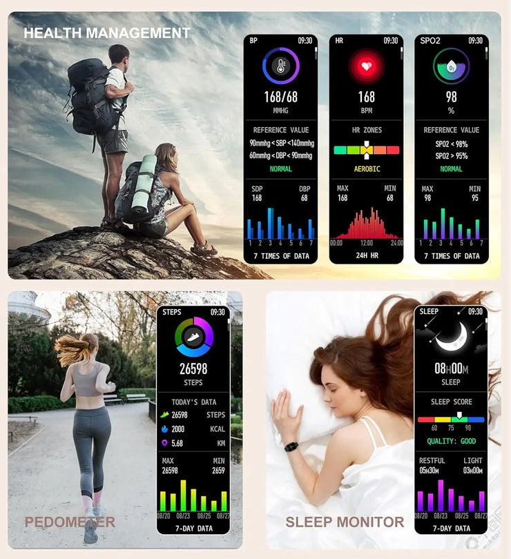 Women Fitness Tracker Smartwatch