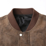 Leather Jacket Men Suede Coats Spring Windbreaker Oversized 6XL 7XL 8XL Plus Size Street Moto Autumn Brand Waterproof Softshell
