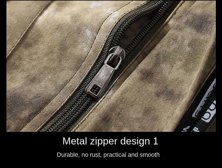 Men Clothing Two Pieces Set 2023 Training Two-piece Sweat-shirt Cargo Pants Man Apparel Heavy Jackets Labor Work Camouflage Suit