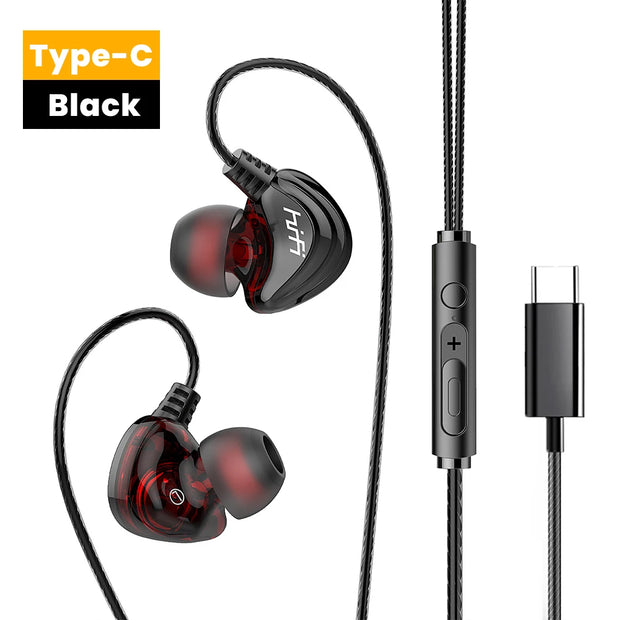 New Wired Headset USB C Gamer Headphones