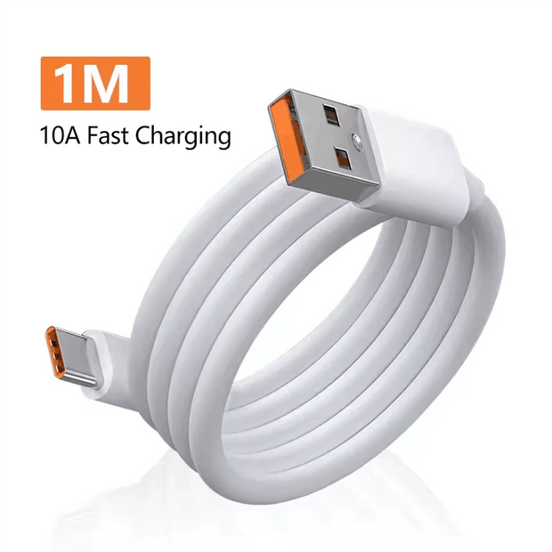 10A 120W USB Type C Cable Fast Charging