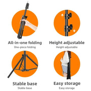 Universal 160cm Tripod Mobile Phone Stand